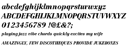 Linotype Centennial&trade; 96 Black Italic