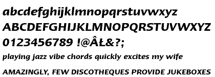 Linotype Ergo&trade; Central European Demi Bold Italic