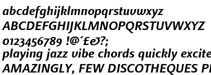 Linotype Finnegan&trade; Bold Italic OsF