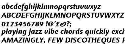 Linotype Finnegan&trade; Extra Bold Italic