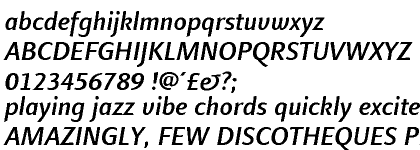 Linotype Finnegan&trade; Medium Italic