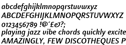 Linotype Finnegan&trade; Medium Italic OsF