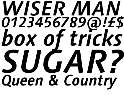 Linotype Syntax&reg; Com Bold Italic