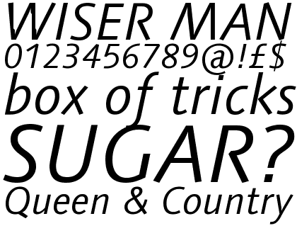 Linotype Syntax&reg; Com Regular Italic
