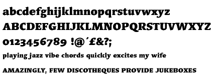 Linotype Syntax&trade; Serif Black OsF