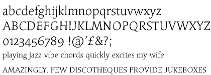 Linotype Syntax&trade; Serif Light OsF