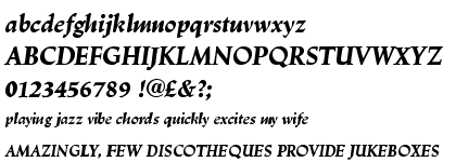 Linotype Trajanus&trade; Black Italic