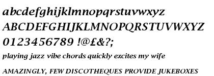 Lucida Bright Demi Italic