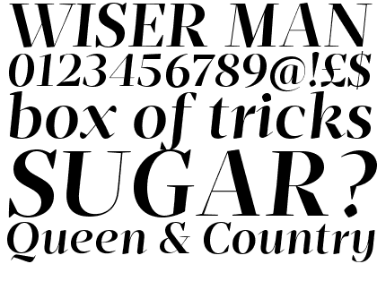 Mafra Display Medium Italic