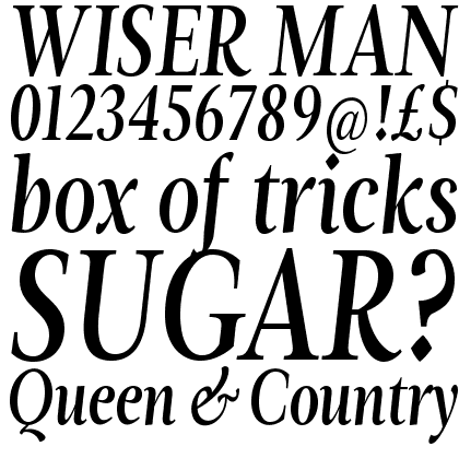 Magneta Condensed Medium Italic