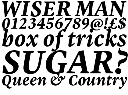 Malabar&trade; Pro Bold Italic