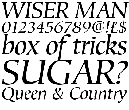 Mariposa Book Italic