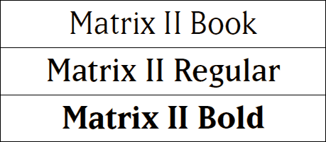 Matrix II Book