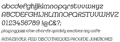 Media Serif Light Italic