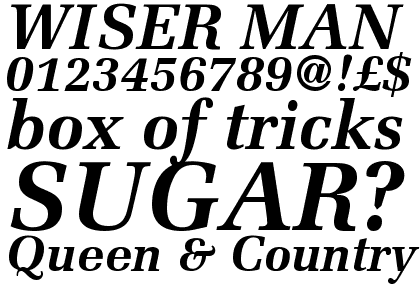 Melior&reg; Bold Italic