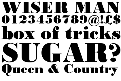 Monotype Bodoni Black