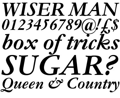 Monotype Garamond Bold Italic