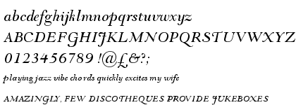 Monotype Goudy&trade; Modern Italic