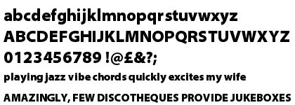 Myriad&trade; Pro Black Semi Extended