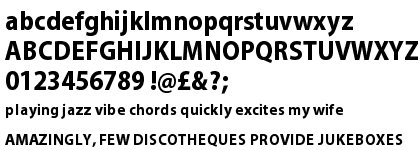 Myriad&trade; Pro Bold Semi Condensed