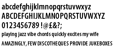 Myriad&trade; Pro Semibold Condensed