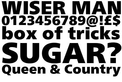 Neue Frutiger&reg; Pro Extra Black