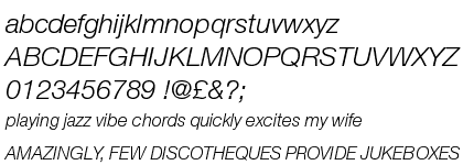 Neue Helvetica&trade; 46 Light Italic