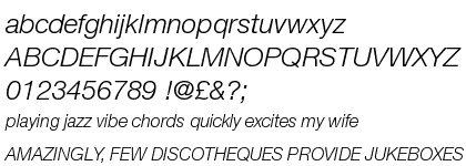 Neue Helvetica&trade; Com 46 Light Italic