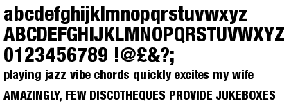 Neue Helvetica&trade; Com 87 Heavy Condensed