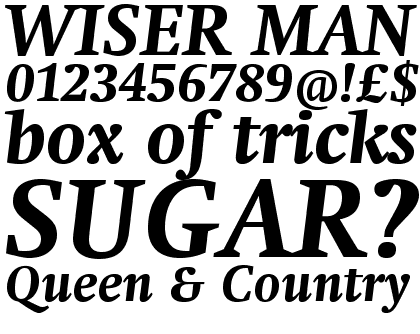 Neue Swift&reg; Pro Bold Italic