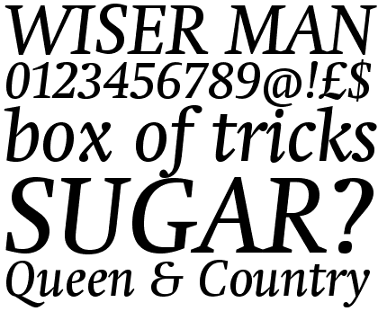 Neue Swift&reg; Pro Book Italic