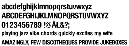 Nimbus Sans Novus CE Bold Condensed (D)