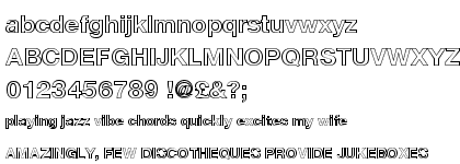 Nimbus Sans Novus Outline Bold