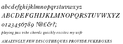 Old Style 7 Italic OsF