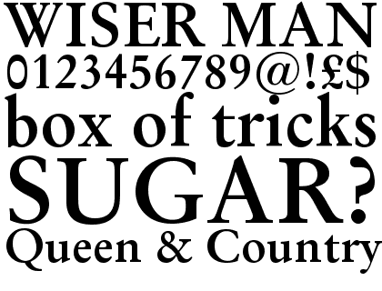 Original Garamond Bold