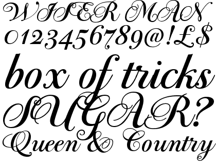 PF Bodoni Script Pro Bold