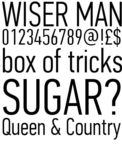 PF Din Text Compressed Pro Light