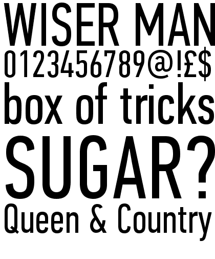 PF Din Text Compressed Pro Regular