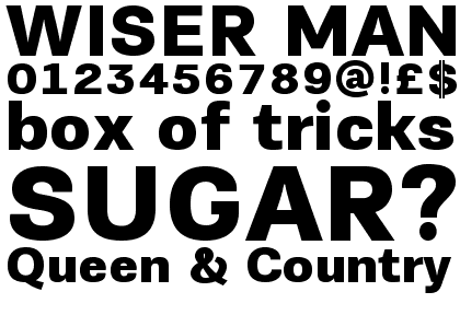 PF Encore Sans Pro Black