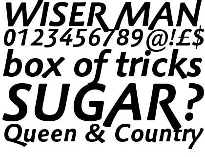 Palatino&trade; Sans Informal Pro Bold Italic