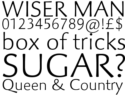 Palatino&trade; Sans Pro Light