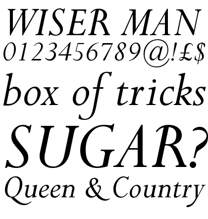 Perpetua&reg; Italic ESQ