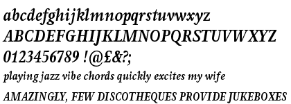 Perrywood&trade; Bold Condensed Italic