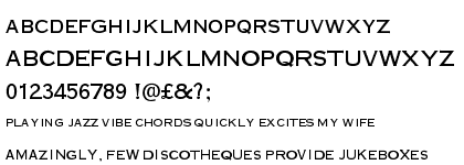 Plate Gothic&trade; One Two