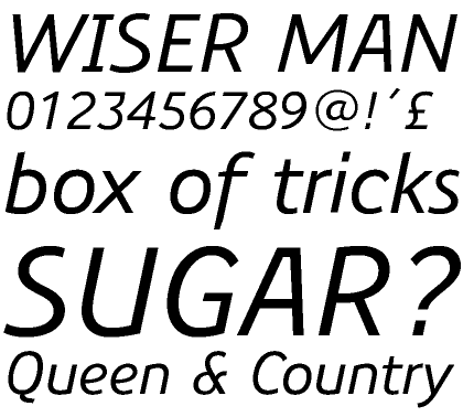 Precious Sans Medium Italic