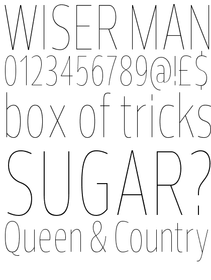 Prelo Compressed Hairline