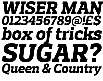 Prelo Slab Extra Bold Italic