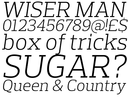 Prelo Slab Light Italic