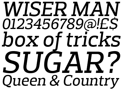 Prelo Slab Medium Italic