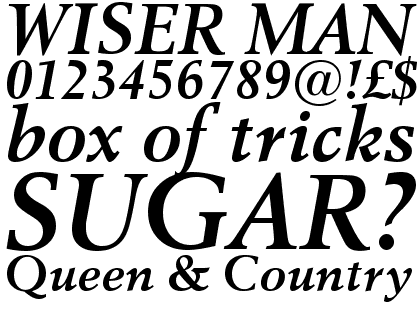 Revival 565 Bold Italic